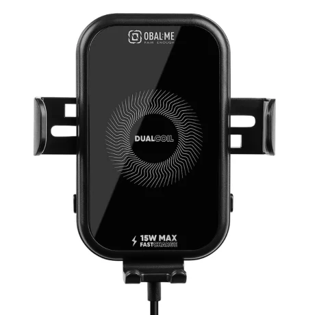 Incarcator Auto Wireless Magnetic si Suport Telefon Negru 15W Negru