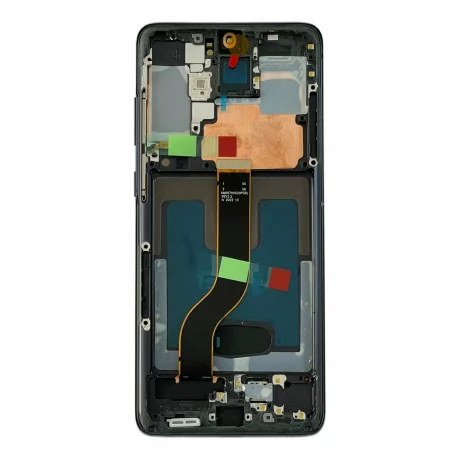 Ecran Compatibil pentru Samsung G985/ G986 Galaxy S20 Plus 4G/ 5G Cosmic Black OLED CU RAMA