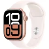 Apple Watch Series 10 Aluminum Case GPS 42mm Rose Gold - Sport Band Starlight S/M