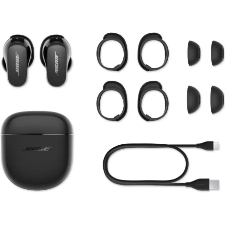 Casti Bose Quitecomfort Earbuds II,Noise Cancelling, Black