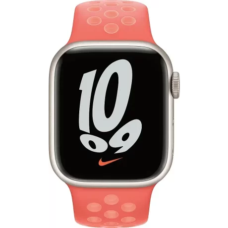Curea Apple Watch Nike Sport Band, 41mm, Magic Ember/Crimson Bliss