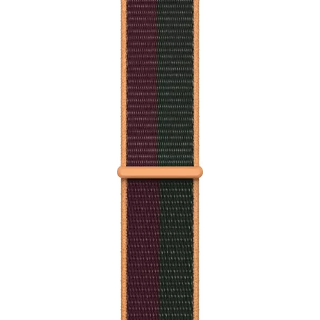 Curea Apple Watch Sport Loop, 45mm, Dark Cherry/Forest Green