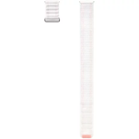 Curea Samsung Fabric Band One Click 20mm S/ M Pink White