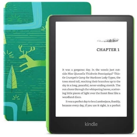 Ebook Reader Amazon Kindle Paperwhite 6.8&quot; WiFi, 16GB, Husa Emerald Forest