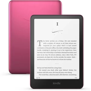 Ebook Reader Amazon Kindle Paperwhite Signature Edition WiFi (Gen 12) 2024, 7 Inch, 32GB, Raspberry