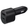 Incarcator auto Samsung Super Fast Charger 45W Usb C, 15W Usb A, L5300, Black, Bulk