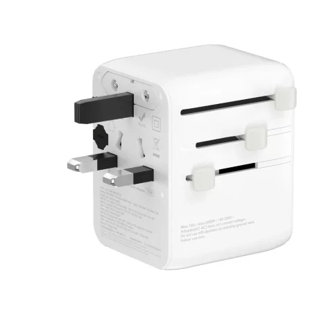 Incarcator Mophie Essential 35w GaN 5 Port + AC Travel Adapter, White