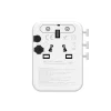 Incarcator Mophie Essential 70w GaN 5 Port + AC Travel Adapter White