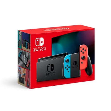 Nintendo Switch Extended Battery Neon Red