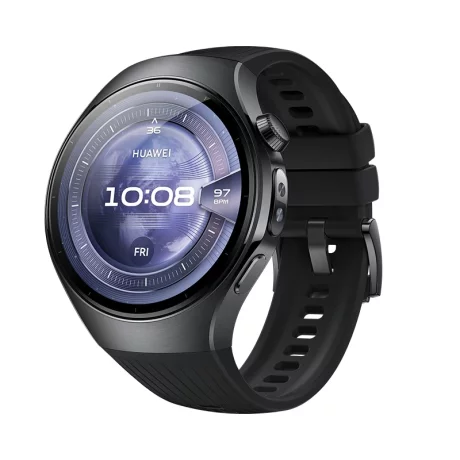 Smartwatch Huawei Watch 5, 46MM, Black Fluoroelastomer Strap