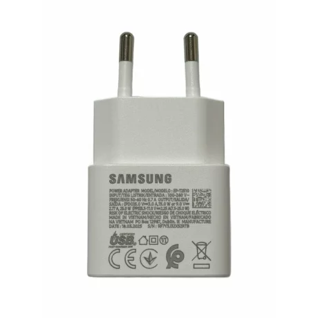 Incarcator Retea Samsung 1 x USB-C, 25W, 3A, Alb (Original)