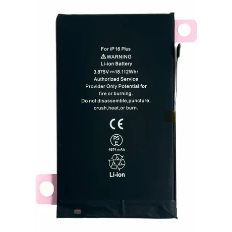 Acumulator Compatibil pentru iPhone 16 Plus 4674 mAh Li-Ion