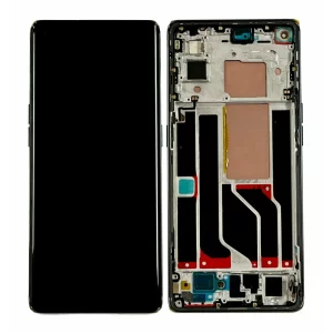 Ecran Compatibil pentru Oppo Reno6 Pro 5G Negru Cu Rama pentru VERSIUNEA CPH2249 (Original Refurbished)