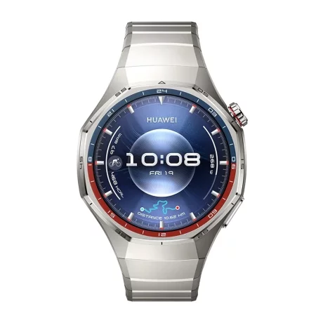 Smartwatch Huawei Watch GT 6 Pro, 46mm, Black Titanium Alloy Case, Curea Titanium