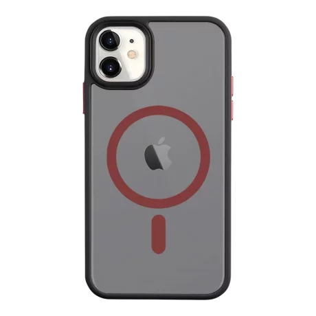 Husa iPhone 11 Tactical MagForce Hyperstealth 2.0 Neagra/Rosie