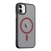 Husa iPhone 11 Tactical MagForce Hyperstealth 2.0 Neagra/Rosie