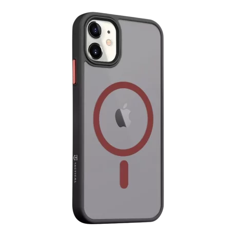Husa iPhone 11 Tactical MagForce Hyperstealth 2.0 Neagra/Rosie