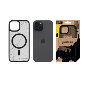 Husa iPhone 15 Tactical MagForce Hyperstealth Sika Negru