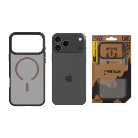 Husa iPhone 17 Pro Max Tactical MagForce Hyperstealth 2.0 Neagra/Maro