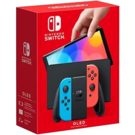 Nintndo Switch, Oled, 64Gb, Neon Red
