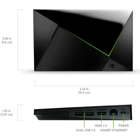 Nvidia Shield TV Pro 4K HDR Android TV Black