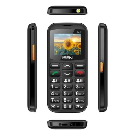 Telefon mobil iSEN S42 Senior, Black