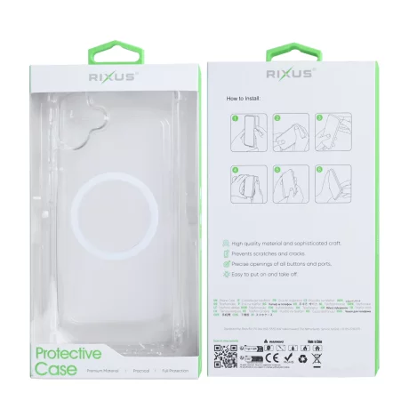 Husa Samsung A07 Galaxy A075 Rixus MagSafe Transparenta