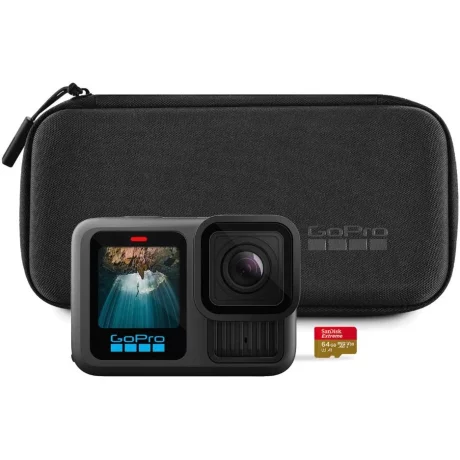 GoPro HERO13 Black Specialty Sport Bundle - Action Camera + SD Card + Case