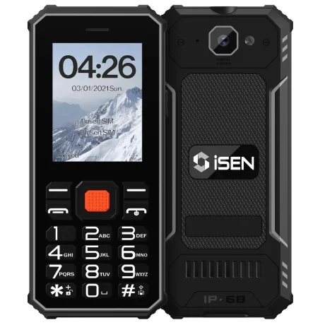Telefon mobil iSEN F1 4G Senior, Black