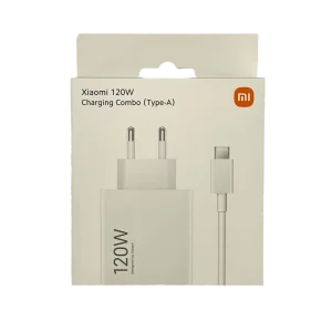 Incarcator Retea Xiaomi 120W-6A Combo (Type-A) with USB-C Cable ALB (Retail box))