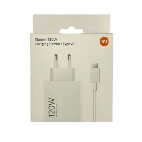 Incarcator Retea Xiaomi 120W-6A Combo (Type-A) with USB-C Cable ALB (Retail box))