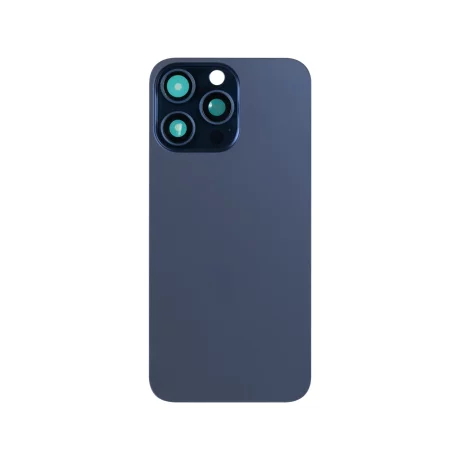 Capac spate compatibil Iphone 15 PRO Blue Titanium fara NFC