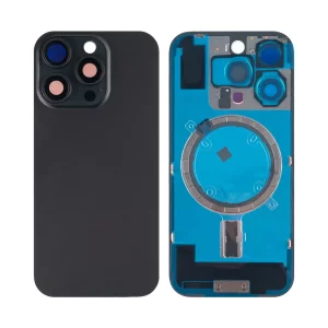 Capac spate compatibil Iphone 16 PRO Black Titanium fara NFC