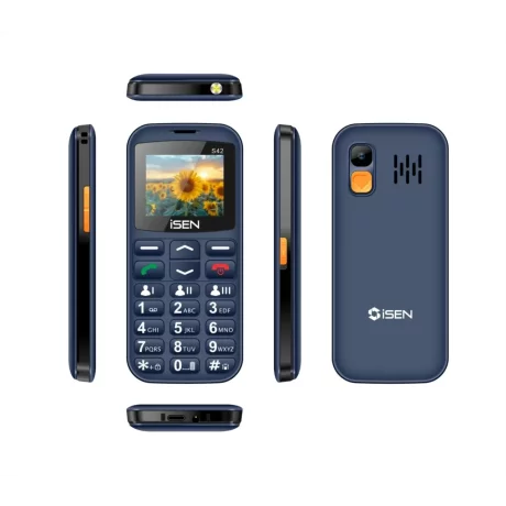 Telefon mobil iSEN S42 Senior, Blue