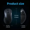 AJAZZ AJ179 V2 Max, PAW3311 Sensor Gaming,12000 DPI, Black