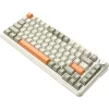 AJAZZ AK820 Max Plus, Mechanical Keyboard, Bluetooth ,2.4G Wireless, RGB, Flying Fish Switch, Grey-Cream-Orange