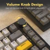 AJAZZ AK820 Mechanical Keyboard, Wired, RGB, Moon Yellow Switch, Grey-White-Yellow