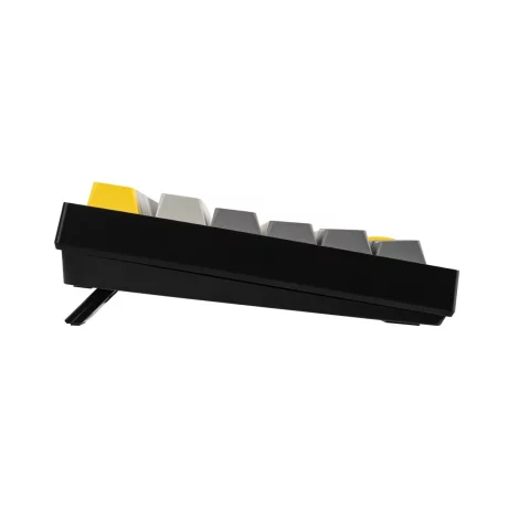 AJAZZ AK820 PRO Mechanical Keyboard TFT Screen Bluetooth ,2.4G Wireless ,Wired RGB Hot-Swap, Black-Grey-Yellow