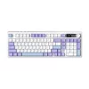AJAZZ AK980 V2 Mechanical Keyboard TFT Screen Bluetooth ,2.4G Wireless ,Wired RGB, Purple-White-Blue