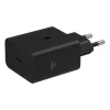 Samsung Super Fast Charger 60W, Low Standby T6010, Type-C, Black, Bulk