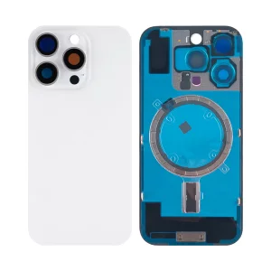 Capac spate compatibil Iphone 16 PRO White Titanium fara NFC