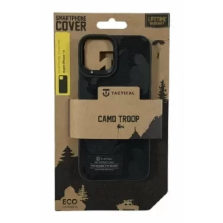 Husa iPhone 14 Pro Tactical Camo Troop Negru