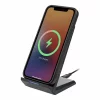 Incarcator Wireless Magnetic si Suport Telefon Negru 15W Negru