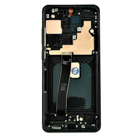 Ecran Compatibil pentru Samsung G988 Galaxy S20 Ultra 5G Cosmic Black OLED CU RAMA