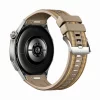 HUAWEI WATCH GT 6 Pro 46mm Titanium Alloy Case, Curea Brown Woven