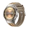 HUAWEI WATCH GT 6 Pro 46mm Titanium Alloy Case, Curea Brown Woven