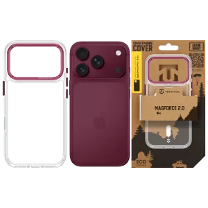 Husa iPhone 17 Pro /18 Pro Tactical MagForce 2.0 Burgundy