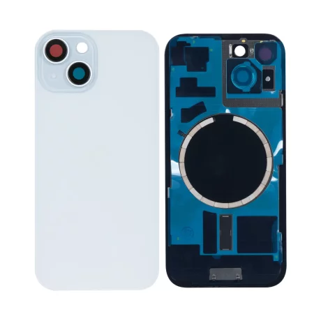 Capac spate compatibil Iphone 15 Blue fara NFC