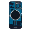Capac spate compatibil Iphone 15 Green fara NFC