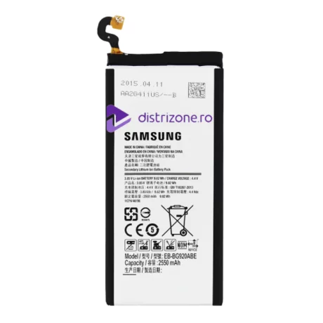 Acumulator Samsung G920 Galaxy S6 Li-Ion 2550 mAh (Service Pack)